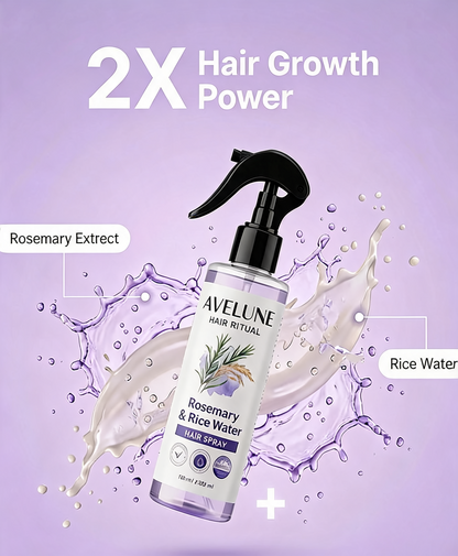 Rosemary + Rice Water Spray